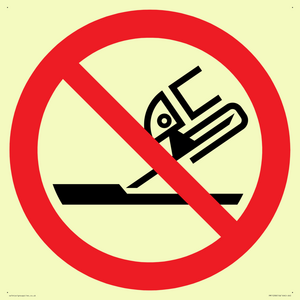 Prohibition: Do not use for face grinding